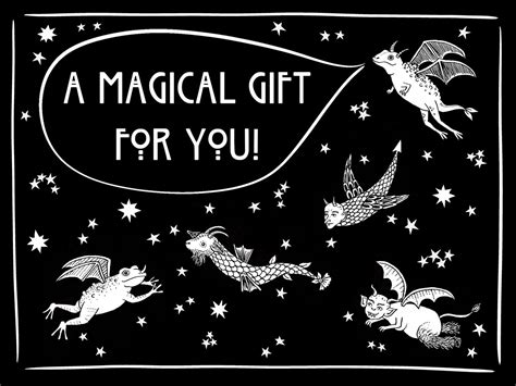 Magical dwelling gift card